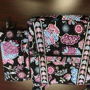 Vera Bradley Alpine Floral Hipster  Bag and Wallet